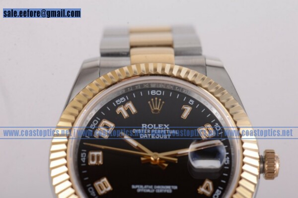 1:1 Replica Rolex Datejust II 41mm Watch Two Tone 116333 bbro (BP)