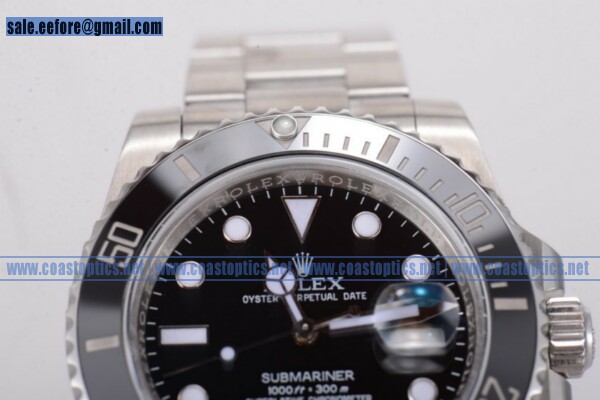 Rolex 1:1 Replica Submariner Watch Steel 116610LN (J12)