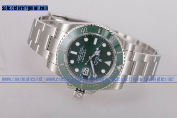 Rolex Submariner Watch 1:1 Replica Steel 116610LV (J12) - Click Image to Close