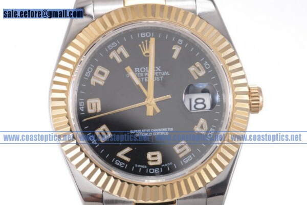 Rolex Datejust 1:1 Replica Watch Yellow Gold 116333 bkap (BP)
