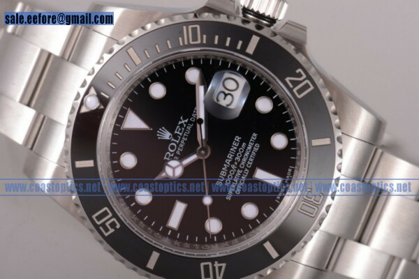 1:1 Replica Rolex Submariner Watch Steel 116010LN