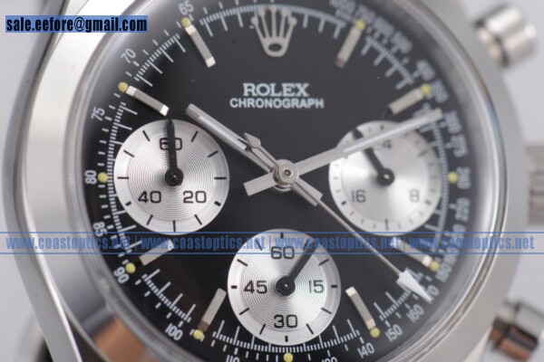Rolex Pre-Daytona Chronograph Watch 6238 blkw Replica - Click Image to Close