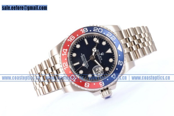 Perfect Replica Rolex GMT-Master II Watch Steel 116719BLROJ - Click Image to Close