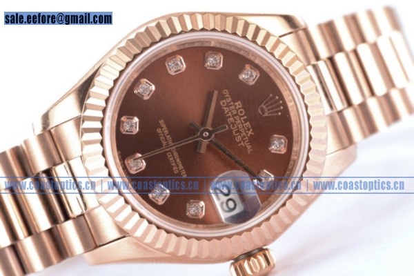 Rolex Datejust Watch Rose Gold 279175 cip (BP)