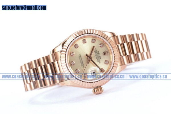 Rolex Datejust Watch Rose Gold 279175 wrp (BP) - Click Image to Close