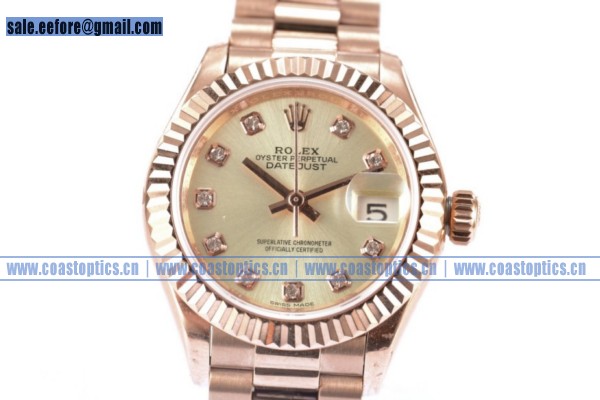 Rolex Datejust Watch Rose Gold 279175 wrp (BP) - Click Image to Close