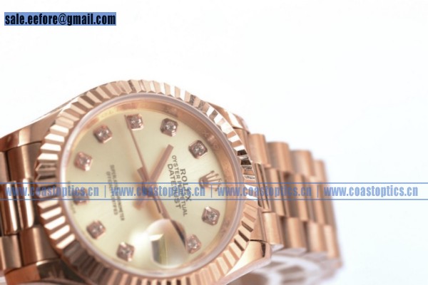 Rolex Datejust Watch Rose Gold 279175 wrp (BP)