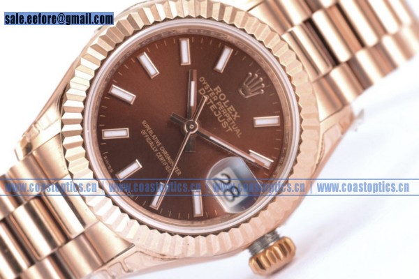 Rolex Datejust Watch Rose Gold 279175 choip (BP)