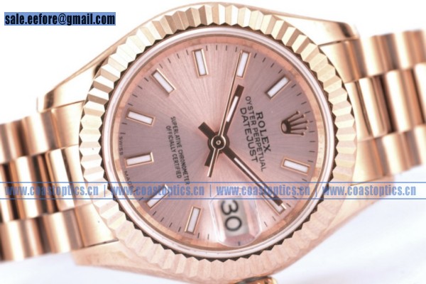 Rolex Datejust Watch Rose Gold 279175 pip (BP)