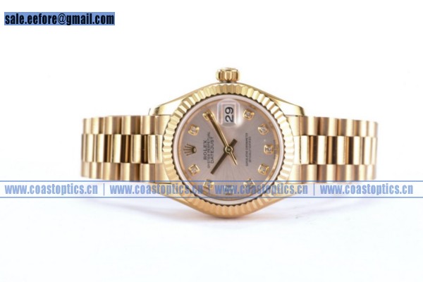 Rolex Datejust Watch Yellow Gold 279178 sid (BP) - Click Image to Close