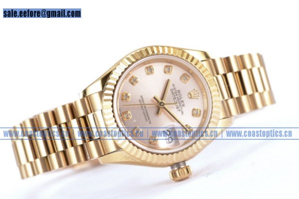 Rolex Datejust Watch Yellow Gold 279178 sid (BP) - Click Image to Close