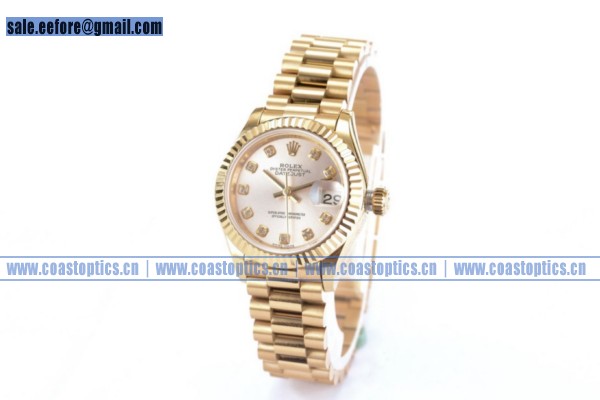 Rolex Datejust Watch Yellow Gold 279178 sid (BP) - Click Image to Close