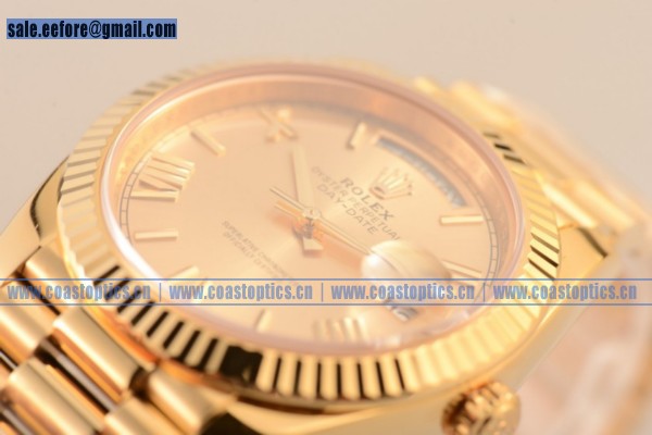 1:1 Clone Rolex Day-Date Watch Yellow Gold 118238 cr (CF) - Click Image to Close