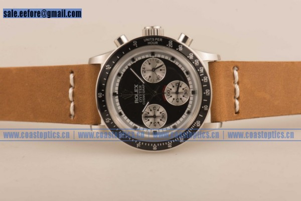 Replica Rolex Daytona Vintage Edition Chrono Watch Steel 6339 bksqbrl