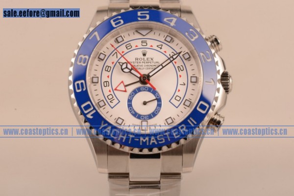 Perfect Replica Rolex Yacht-Master II Chrono Watch Steel 116680 (BP)