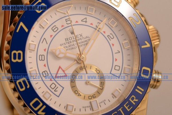 Perfect Replica Rolex Yacht-Master II Chrono Watch Yellow Gold 116688 (BP) - Click Image to Close