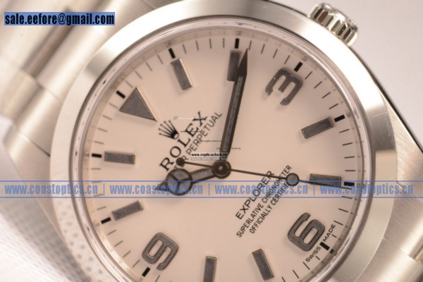 Replica Rolex Explorer Watch Steel 114250 wht(BP)