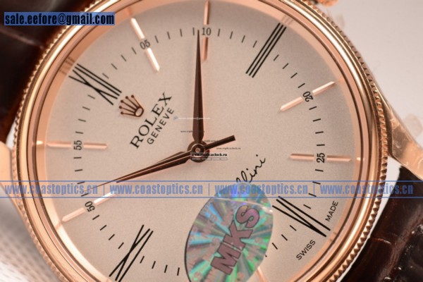 Clone Rolex Cellini Time Watch Rose Gold 50505
