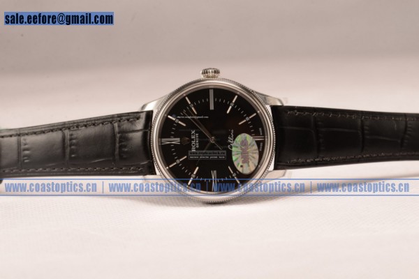 Best Replica Rolex Cellini Time Watch Steel 50509 blk - Click Image to Close