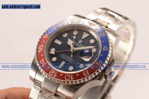 Best Replica Rolex GMT-Master II Watch Steel 116719BLSO - Click Image to Close