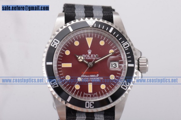 Rolex Replica Submariner Vintage Watch Steel 1680 blkgrn