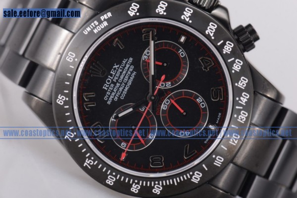 Best Replica Rolex Daytona Project X Designs Chrono Watch PVD 116520 (BP)