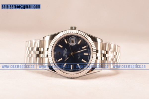 Rolex Datejust 116234 blusj ETA 2836 Auto Sliver Dial Steel Bracelet (BP)