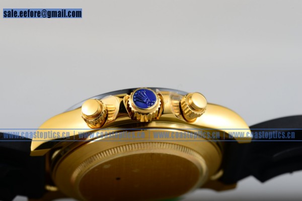 Rolex Daytona Chrono Watch Yellow Gold 116515 blks (EF)