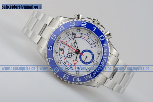 Rolex Yacht-Master II Chrono Watch Steel 116680 (BP) - Click Image to Close