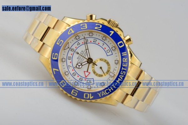 Rolex Yacht-Master II Chrono Watch Yellow Gold 116688 (BP)