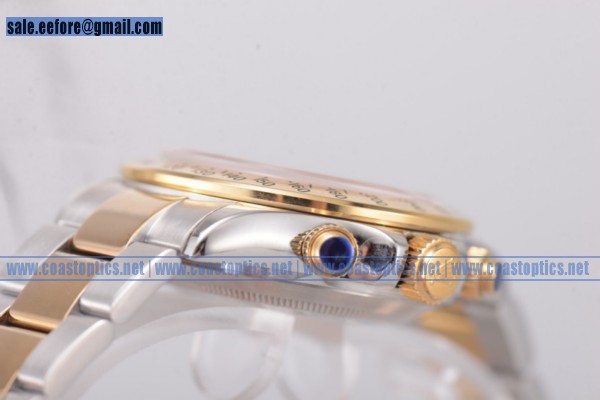 Rolex Daytona Chrono Watch Best Replica Two Tone 116523 bks (BP)