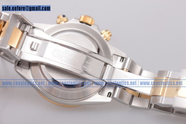 Rolex Daytona Chrono Watch Best Replica Two Tone 116523 bks (BP)