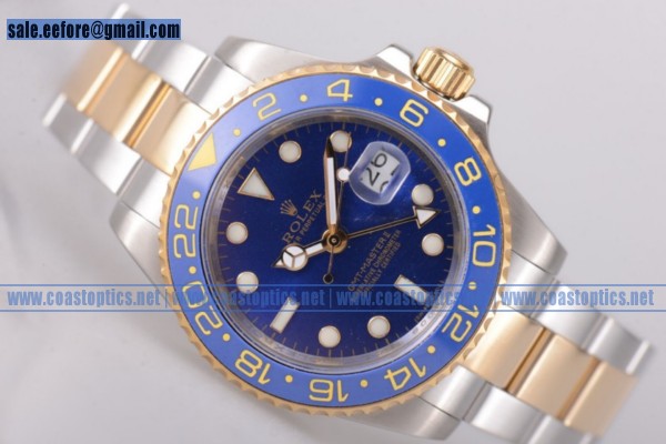 Rolex GMT-Master II Replica Watch Two Tone 116614 - Click Image to Close