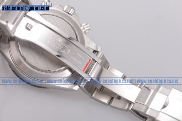 Rolex Daytona Chrono Perfect Replica Watch Steel 116506 bls(EF) - Click Image to Close