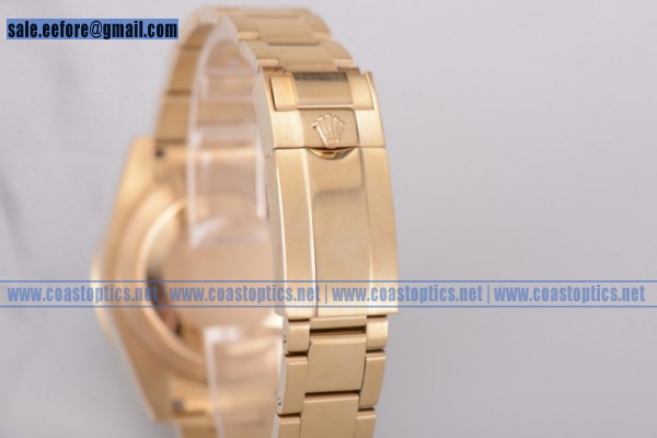 Rolex GMT-Master II Perfect Replica Watch Yellow Gold 116758(BP)