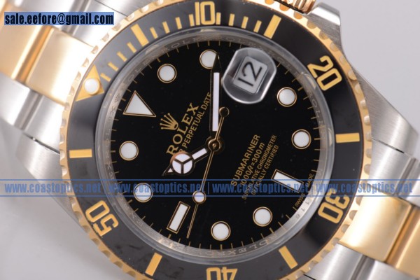 Rolex Submariner 40 Best Replica Watch Two Tone 116613LN