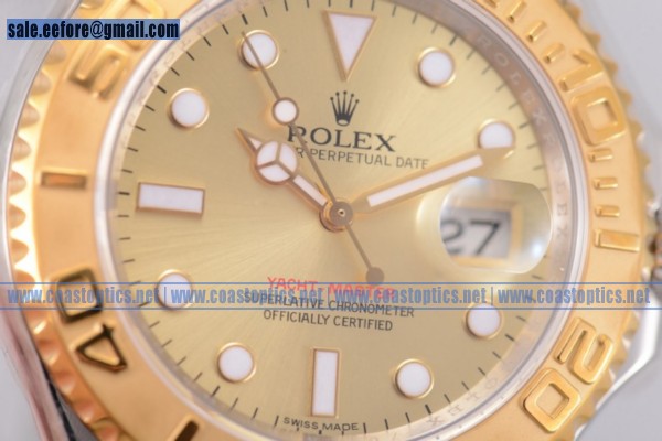 Rolex Yacht-Master 1:1 Replica Watch Two Tone 169623 g (J12) - Click Image to Close