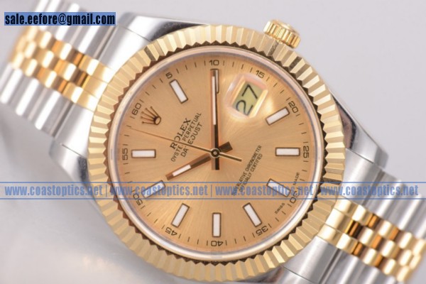 Rolex Datejust II Best Replica Watch Two Tone 116333 chsp (BP) - Click Image to Close