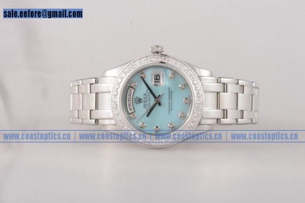 Rolex Day Date Masterpiece Perfect Replica Watch Steel 18946 ibmd (BP) - Click Image to Close
