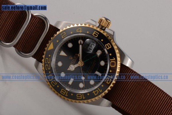 Rolex GMT-Master II Replica Watch Steel 124785 brn