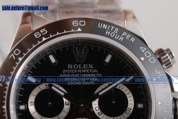 Rolex Daytona Watch Steel 116520 bks Best Replica