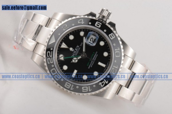 Rolex GMT-Master II Perfect Replica Watch Steel 1658001 (BP)