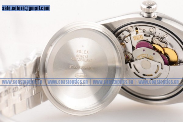 Perfect Replica Rolex Datejust Watch Steel 116334 gras (BP)