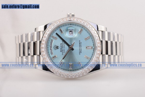 Rolex Day-Date Watch Perfect Replica Steel 118239 blucsd(BP)