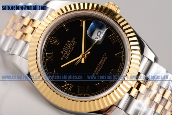 Replica Rolex Datejust II Watch Two Tone 116233 blusj(BP)