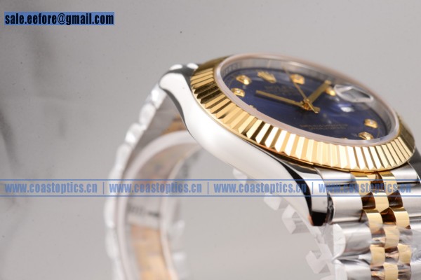 Rolex Datejust II Watch Replica Two Tone 116233 blkrj(BP) - Click Image to Close
