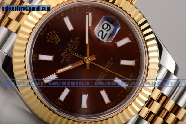 Rolex Replica Datejust II Watch Two Tone 116233 blkdj(BP)