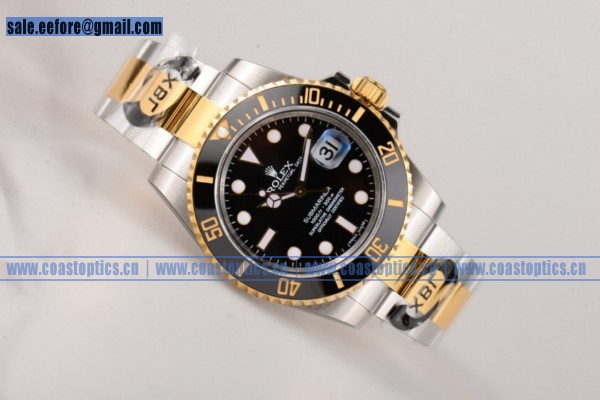 1:1 Replica Rolex Submariner Watch Two Tone 116613LN - Click Image to Close