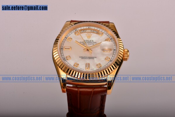 Best Replica Rolex Day-Date Watch Yellow Gold 118238/39 mdl (BP)