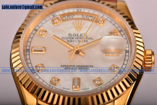 Best Replica Rolex Day-Date Watch Yellow Gold 118238/39 mdl (BP)